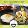 6 Pack Eggs Rings Stainless Steel Egg Cooking Rings Round Pancake Mold for Frying Eggs Omelet and Muffins Nonstick Fried Egg Mold Ring with Oil Brush and Slotted Spatula 4 Shapes