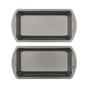 GoodCook Set of 2 Medium NonStick 8 x 4 Bread Loaf Pans  Loaf Bread Pan for Baking Steel Bread Baking Supplies Baking Pans for Meatloaf Breads Cakes Brownies Lasagnas Casseroles