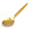 BNAZIND Kunz Spoons  Gold Serving Spoon 1810 Stainless Steel Titanium Shiny Golden Basting Spoon  Plating Spoons  Daily Chef Spoons  quenelle spoon  Dishwasher Safe
