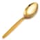 BNAZIND Kunz Spoons  Gold Serving Spoon 1810 Stainless Steel Titanium Shiny Golden Basting Spoon  Plating Spoons  Daily Chef Spoons  quenelle spoon  Dishwasher Safe