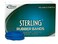 Alliance Rubber 44645 Sterling Rubber Bands Size 64 1 lb Box Contains Approx 425 Bands 3 12 x 14 Inches  Blue