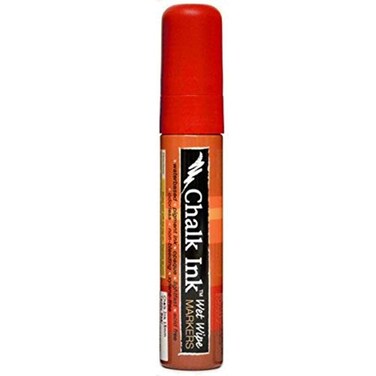 Chalk Ink Bold Wet Wipe Marker 15 mm Clown Nose Red