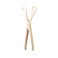 LINDEN SWEDEN Scissor Tongs  AllPurpose Buffet Server Handcrafted from Natural Beechwood BPA Free 11 long