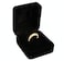 Geff House Velvet Ring Box Black