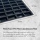 de Buyer MOULFLEX PRO MiniCake Silicone Mold  Creates 30 Small Rectangular Cakes  Easy to Use  Clean  Dishwasher  Freezer Safe