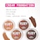 Ruby Kisses 3D Face Creator Cream Foundation  Concealer 12 Hours Long Lasting Medium to Full Coverage NonGreasy Ideal for Makeup  Contour Palette Level 5