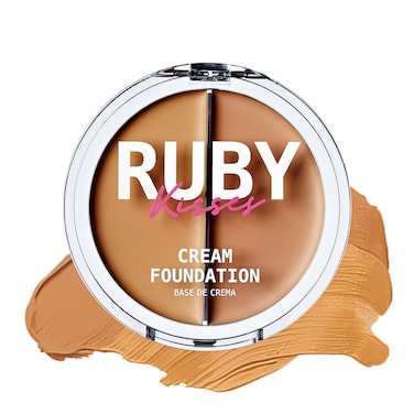 Ruby Kisses 3D Face Creator Cream Foundation  Concealer 12 Hours Long Lasting Medium to Full Coverage NonGreasy Ideal for Makeup  Contour Palette Level 5