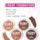 Ruby Kisses 3D Face Creator Cream Foundation  Concealer 12 Hours Long Lasting Medium to Full Coverage NonGreasy Ideal for Makeup  Contour Palette Level 4