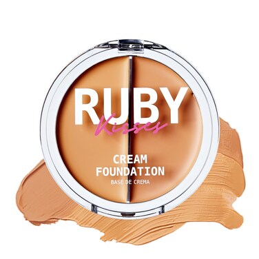 Ruby Kisses 3D Face Creator Cream Foundation  Concealer 12 Hours Long Lasting Medium to Full Coverage NonGreasy Ideal for Makeup  Contour Palette Level 4