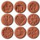 JBK Pottery Unique Cookie Stamps  Full Set of 9 Designs