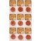 JBK Pottery Christmas Cookie Stamps  Full Set of 9 Designs