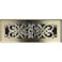 Decor Grates SPH310NKL Scroll 3x10 Floor Register Brushed Nickel Finish