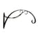 Achla Designs B36 Scroll Hook Wall Bracket Black