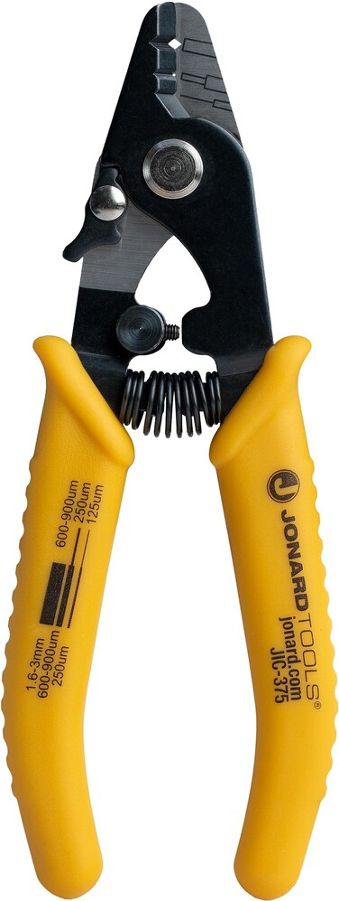 Jonard Tools JIC375 Three Hole Fiber Optic Stripper with TPR Handle 6 Length ne k
