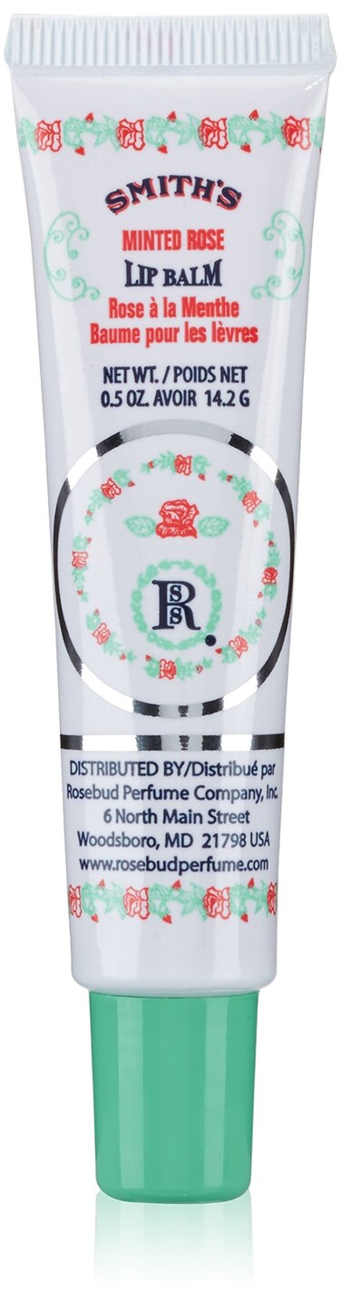 Smiths Rosebud Perfume Co Minted Rose Lip Balm in a Tube 5 oz