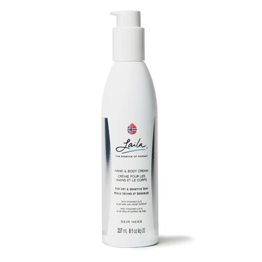 Geir Ness Laila Hand  Body Cream  Skin Moisturizing and Nourishing Formula for Soft and Smooth Hands  Vitamin A  E Aloe Vera and Honey Extract