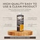 SamaN Interior Water Based Wood Stain  Natural Stain for Furniture Moldings Wood Paneling Cabinets Dark Walnut TEW12012 12 oz