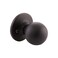 Design House Ball Dummy Door Knob in Matte Black