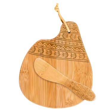 Totally Bamboo Tonga Serving Board and Spreader Set 712 x 812