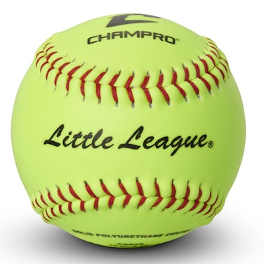 Champro Little League Poly Synthetic Cover Red Set Optic Yellow 12Inch