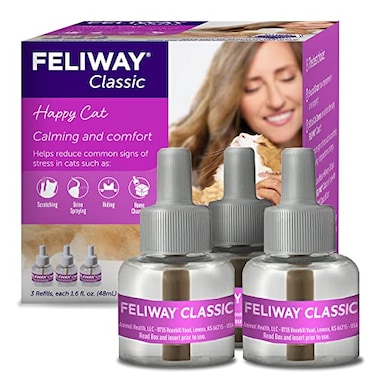 FELIWAY Classic Cat Calming Pheromone 30 Day Refill  3 Pack