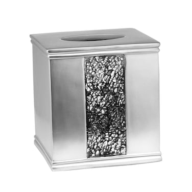 Popular Bath Silver Sinatra Tissue Box