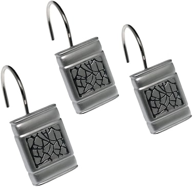 Popular Bath Silver Sinatra Shower Hooks