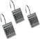 Popular Bath Silver Sinatra Shower Hooks