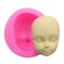Silicone Fondant Mold Food Grade Silicone 3D Baby Face Girl for Head Shape DIY Chocolate Mold DIY Cake Decoration