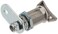 FJM Security 0781L Thumb Turn Cam Lock with 118 Cylinder and Chrome Finish