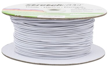 Stretchrite 1N784WHTE Stretchrite 144Yard White Round Elastic Cord Spool