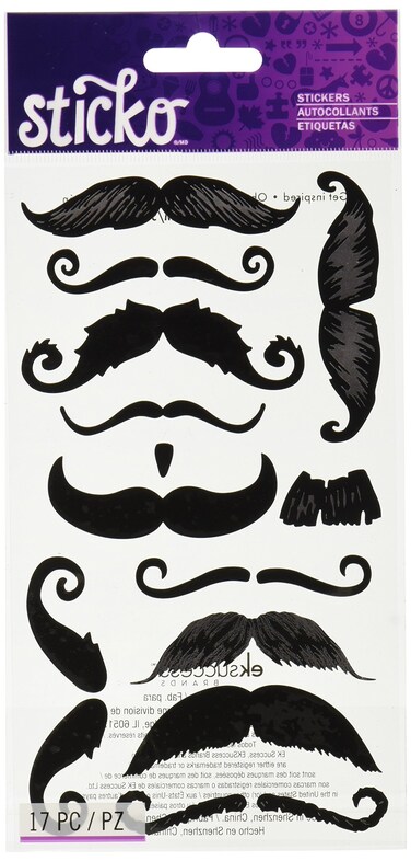 Sticko Moustache Stickers