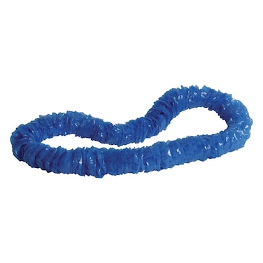 Blue SoftTwist Poly Leis with Labeled Carton