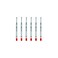 Monteverde Fine Gel Ballpoint Refill For Parker Gel Ballpoint Pens 6Pack Red P423RD