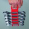 Ernst Manufacturing  5071Black Gripper Stubby Wrench Organizer 5 Tool Black