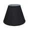 Aspen Creative 58878A Transitional Empire Shape Uno Construction Lamp Shade Black 6 Top x 12 Bottom x 9 Slant Height
