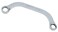Sunex 993502M 11 mm x 13 mm Fully Polished Half Moon Double Box Wrench