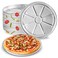 Stock Your Home 25 Pack 12 Inch Aluminum Pizza Pans Disposable Round Foil Focaccia Pan for Individual Personal Pizzas Giant Size Chocolate Chip Cookie Cake Tin Large Serving Trays Platter Tray