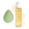 Julep Vitamin E Hydrating Cleansing Oil and Makeup Remover  Face Wash for Normal to Dry Sensitive Skin  35 Fl Oz  Rosehip and Olive Oil Face Cleanser  Konjac Green Tea Sponge