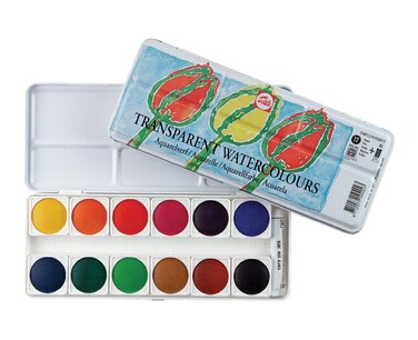Talens Transparent Watercolor Set of 12
