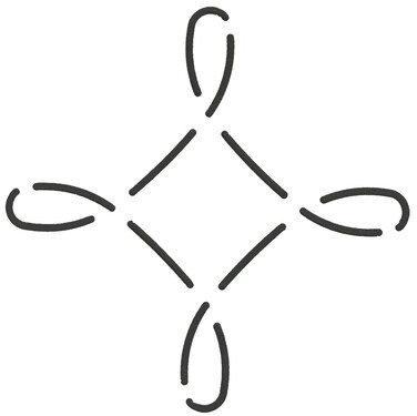 Quilting Creations Simple Pinwheel Quilt Stencil