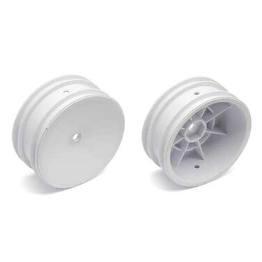 Team Associated 9690 22 Front Wheel with 12mm Hex White 2