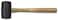GEARWRENCH Rubber Mallet with Hickory Handle 16 oz 82259