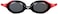 Arena Unisex Youth Spider Junior Swim Goggles Girls and Boys Ages 6 to 12 No Fog NonMirror Lens Easy to Adjust Strap No Leak RedSmokeBlack