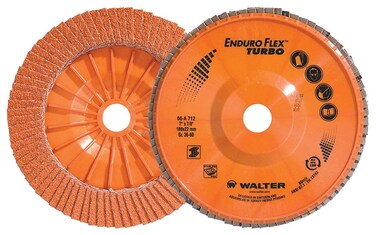 Walter 06A452 EnduroFlex Turbo Abrasive Flap Disc Pack of 10  Grinding Disc