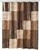 Popular Bath Zambia Collection Shower Curtain Chocolate 7200 x 7000
