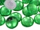 7mm Green Peridot PD2 Flat Back Acrylic Round Cabochon Pro Grade  100 Pieces