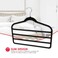 Home Basics Pant Closet Pack of 3 Black Trouser Hanger