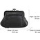 Leather Change Purse Black Y062