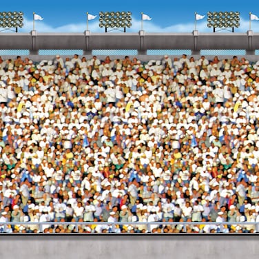 Beistle Upper Deck Stadium Backdrop InstaTheme